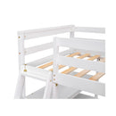 Modern Loft Bed With Built In Desk, Shelves, And 2 Drawers by HouseOfZazla