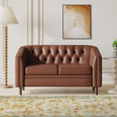 Sophisticated Loveseat With Diamond Stitched Detailing by HouseOfZazla