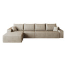 135" Cloud Sectional Couch with L-Shape Chaise