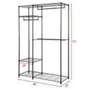 Portable Steel Closet Hanger Storage Rack Organizer by DirectDeals