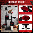 75 Inch Gothic Cat Tree with 2 Condos and Top Perch for Large Cats 20+ LBS by DirectDeals