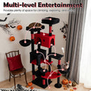 Gothic Cat Tree 75 Inch with Dual Perches and Houses by DirectDeals