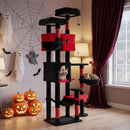 Gothic Cat Tree 75 Inch with Dual Perches and Houses by LJGDeals