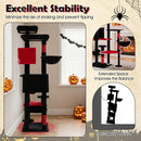 Gothic Cat Tree 75 Inch with Dual Perches and Houses by LJGDeals