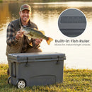 75 Quart Portable Hard Cooler with 6-Day Ice Retention and Wheels by LJGDeals