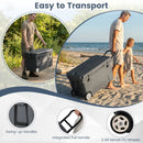 75 Quart Portable Hard Cooler with 6-Day Ice Retention and Wheels by LJGDeals