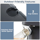 75 Quart Portable Hard Cooler with 6-Day Ice Retention and Wheels by LJGDeals
