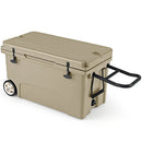 75 Quart Portable Hard Cooler with 6-Day Ice Retention and Wheels by LJGDeals