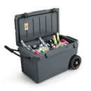 75 Quart Portable Cooler Rotomolded Ice Chest with Handles and Wheels by DirectDeals
