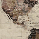 Customize Push Pin World Map Wall Art Canvas Print – by MyGreatCanvas | Canvas Wall Art Prints | Photo Prints & Wall Decor