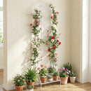 Metal Garden Trellis with Foldable Shelf 75 x 20 Inch by LJGDeals