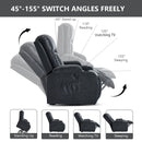 Dark Recliner with Power Lift Assistance
