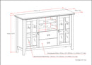Artisan - Handcrafted Tall TV Media Stand