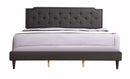 Button Tufted Bed Charming For Cozy Spaces by Unique Piece Furniture