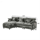 Sofa With Modular Design by HouseOfZazla