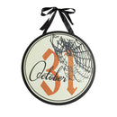 Set of 2, 12x12" Halloween Circle Sign