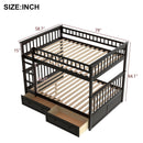 Bunk Bed With Drawers, Convertible Design by Unique Piece Furniture