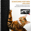 68in Multi-Level Cat Tree Tower with Hammocks & Scratching Posts
