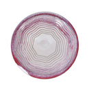 Birdbath For Patio, Garden - White / Pink by HouseOfZazla