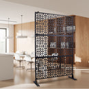 Outdoor & Indoor Metal Freestanding Decorative Privacy Screen by HouseOfZazla