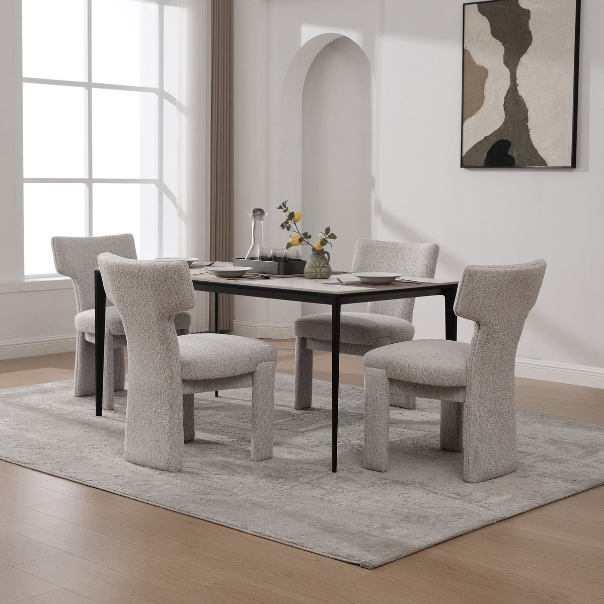 Armless Curved Back Accent Chairs, photo 35 of 40