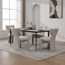 Armless Curved Back Accent Chairs by HouseOfZazla
