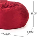 Comfortable High Density Shredded Foam Bean Bag Chair With Removable Cover by Unique Piece Furniture