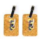 Bee on Gold Luggage Tag