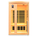 Low EMF Hemlock Wood Far-Infrared Indoor Two-Person Sauna Room by HouseOfZazla