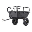 Dump Trailer 500 lbs 10 Cu. Ft Tow Behind Plastic Garden ATV Trailer Cart by HouseOfZazla