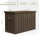 200 Gallon Outdoor Storage Deck Box Waterproof, Large Patio Storage Bin by HouseOfZazla