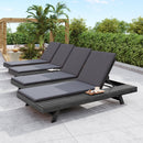 Lounge Chaise Set in Acacia Wood
