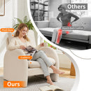 Modern Sherpa Upholstered Accent Chair, Comfortable Living Room Armchair, Lounge Chair For Bedroom, And Office by HouseOfZazla