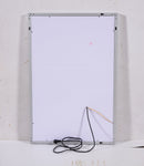 32x24 LED Lighted Bathroom Wall Mounted Mirror with High Lumen+Anti-Fog Separately Control+Dimmer Function