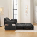 Pull Out Sofa Bed, Convertible Sleeper Sofa Couch, Side Storage, And USB / C - Type Charging Ports Chair by Unique Piece Furniture