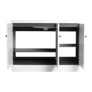 Contemporary Freestanding Bathroom Vanity With Resin Sink & Soft-Close Cabinet Doors by HouseOfZazla