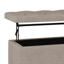 Hamilton - Upholstered Lift Top Rectangular Storage Ottoman by Unique Piece Furniture