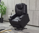 Modern Recliner Chair With Cup Holders, Remote Control by HouseOfZazla