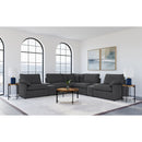 Modular Power Reclining With Lift Top Consoles, 7 Piece Configuration - Dark Gray