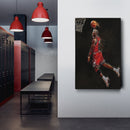 Michael Jordan Slam Dunk Canvas – Chicago Bulls Basketball Wall Art for Home & Man Cave