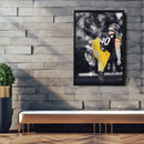T.J. Watt Canvas Art – Steelers Celebration Wall Decor