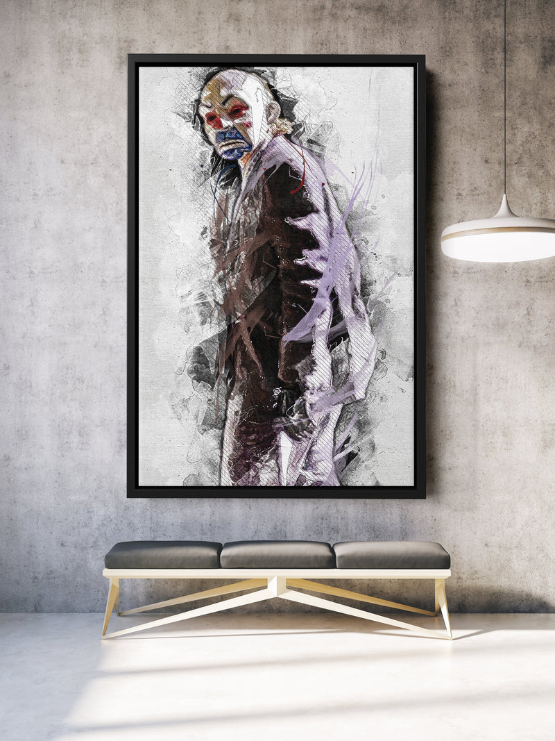 THE JOKER Dark Knight Poster Heath Ledger Movie Comics Painting Hand Made Posters Canvas Print Wall Art Man Cave Gift Home Decor