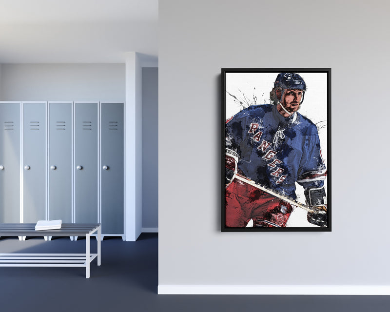 Wayne Gretzky Poster New York Rangers Hockey Hand Made Posters Canvas Print Wall Art Home Decor