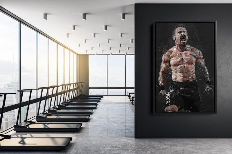 Josh Bridges Poster CrossFit athlete Hand Made Posters Canvas Print Wall Art Man Cave Gift Home Decor