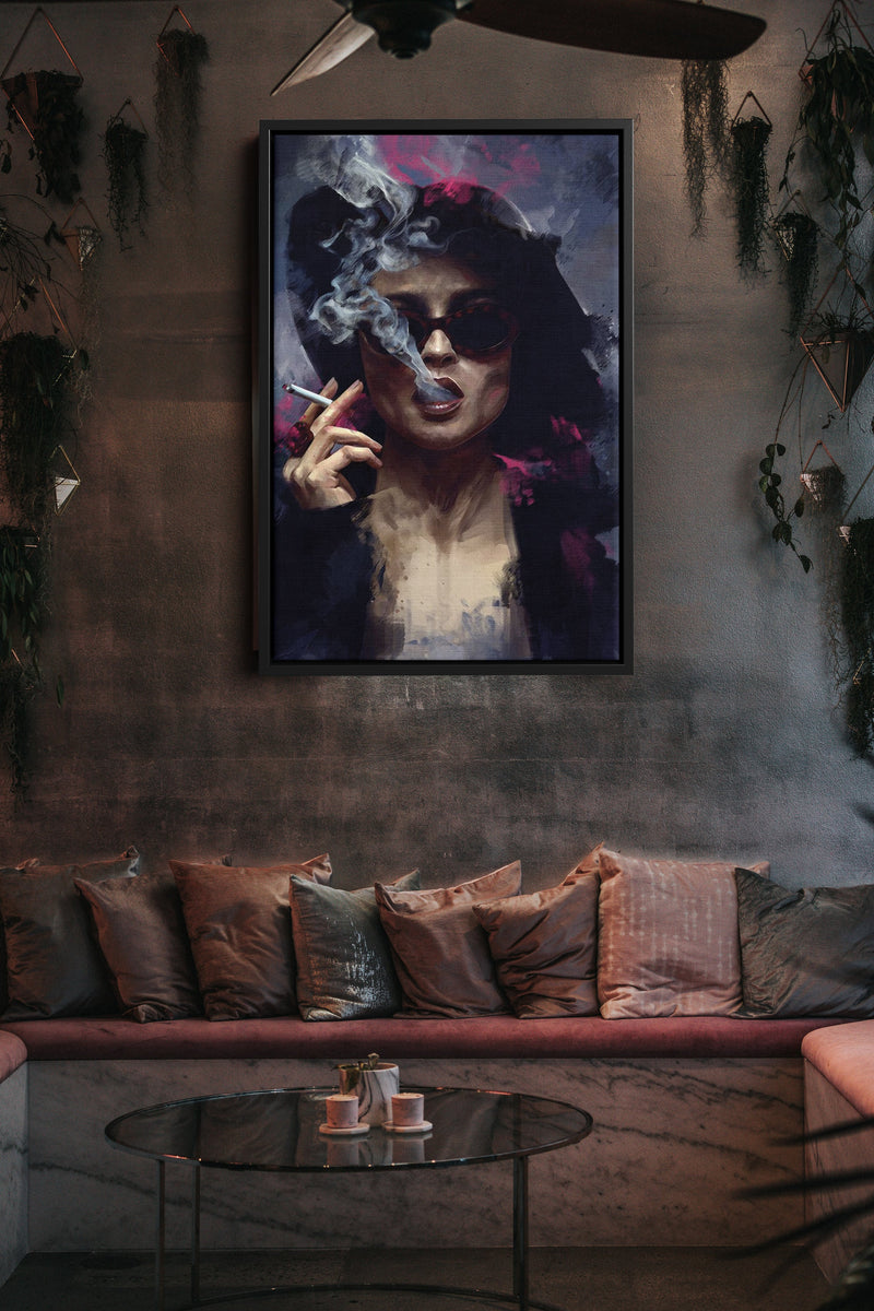 Marla Singer Poster Painting Fight Club Movie Hand Made Posters Canvas Print Wall Art Home Decor