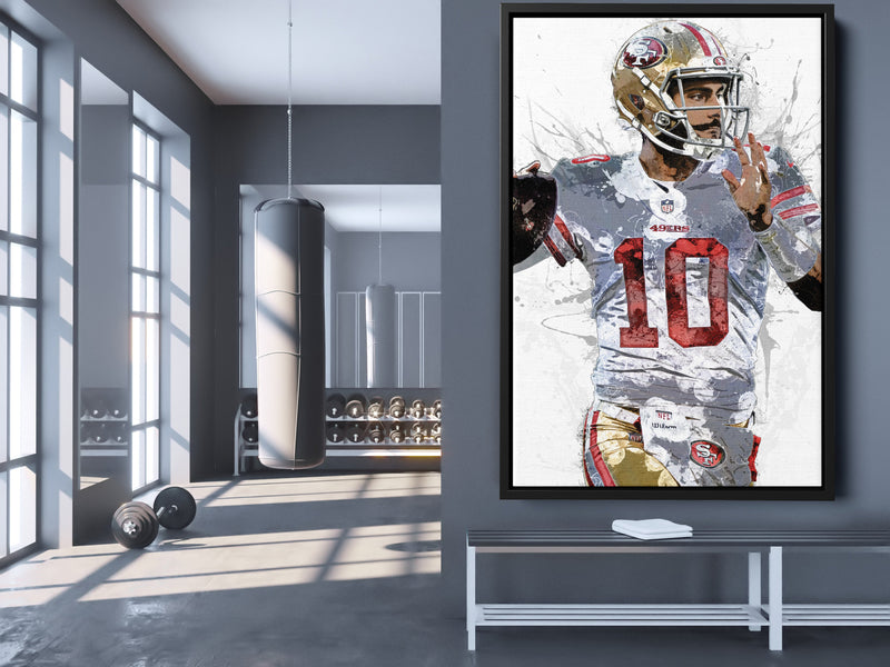 Jimmy Garoppolo Poster San Fransicso 49ers Football Hand Made Posters Canvas Print Kids Wall Art Home Man Cave Gift Decor