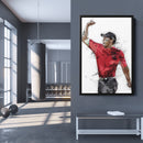Tiger Woods Canvas Art – Masters Celebration Wall Decor