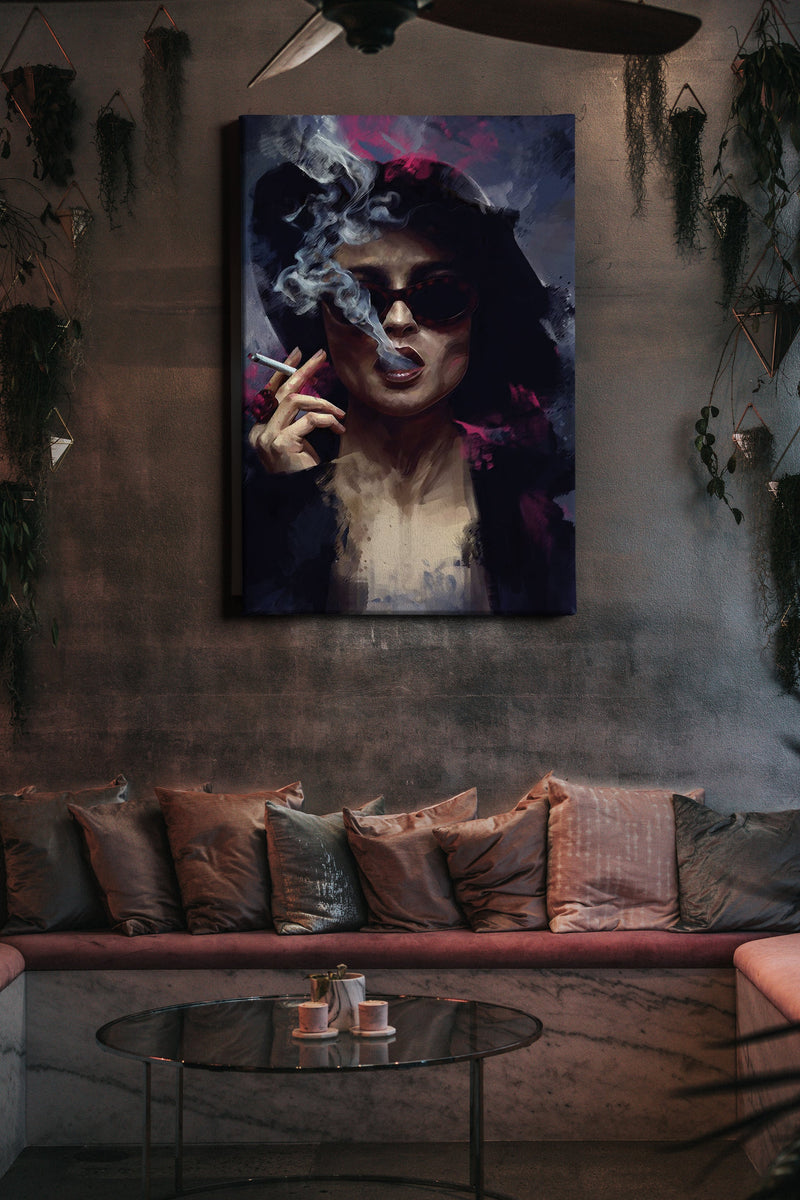 Marla Singer Poster Painting Fight Club Movie Hand Made Posters Canvas Print Wall Art Home Decor