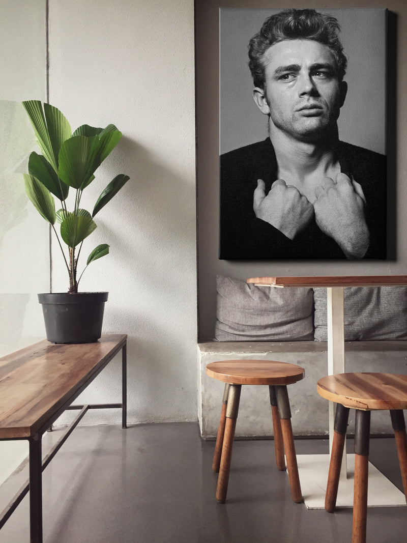 James Dean Poster Actor Hand Made Posters Canvas Print Wall Art Home Decor