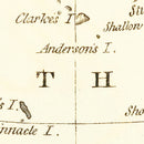 Vintage Map of Behring's Strait 1802